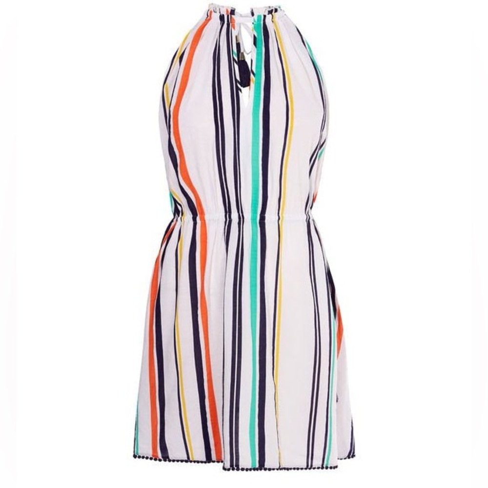Karen Millen Multicolor Striped Halter Dress